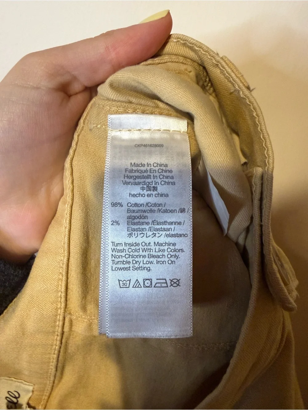 Madewell The Perfect Vintage Wide-Leg Pant in Desert Dune Tan Khaki Sz 25 - Picture 9 of 10